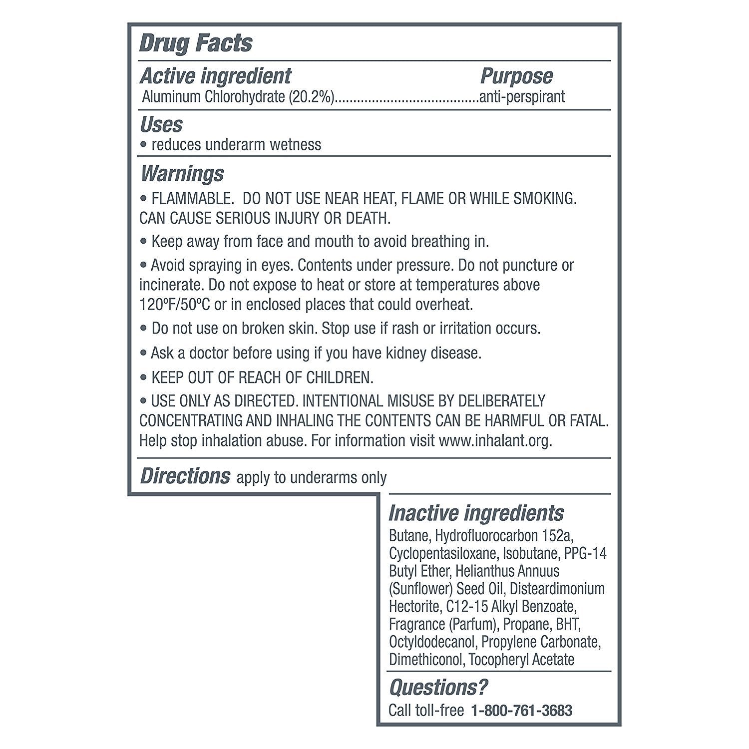 Dove Dry Spray Invisible Sheer Fresh application on underarm for quick freshness.