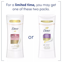 Dove Even Tone rosewood-powder stick supports smoother underarms for comfortable daily wear.