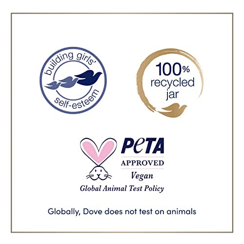 Dove Exfoliate Away Polish vegan and PETA approved product illustration