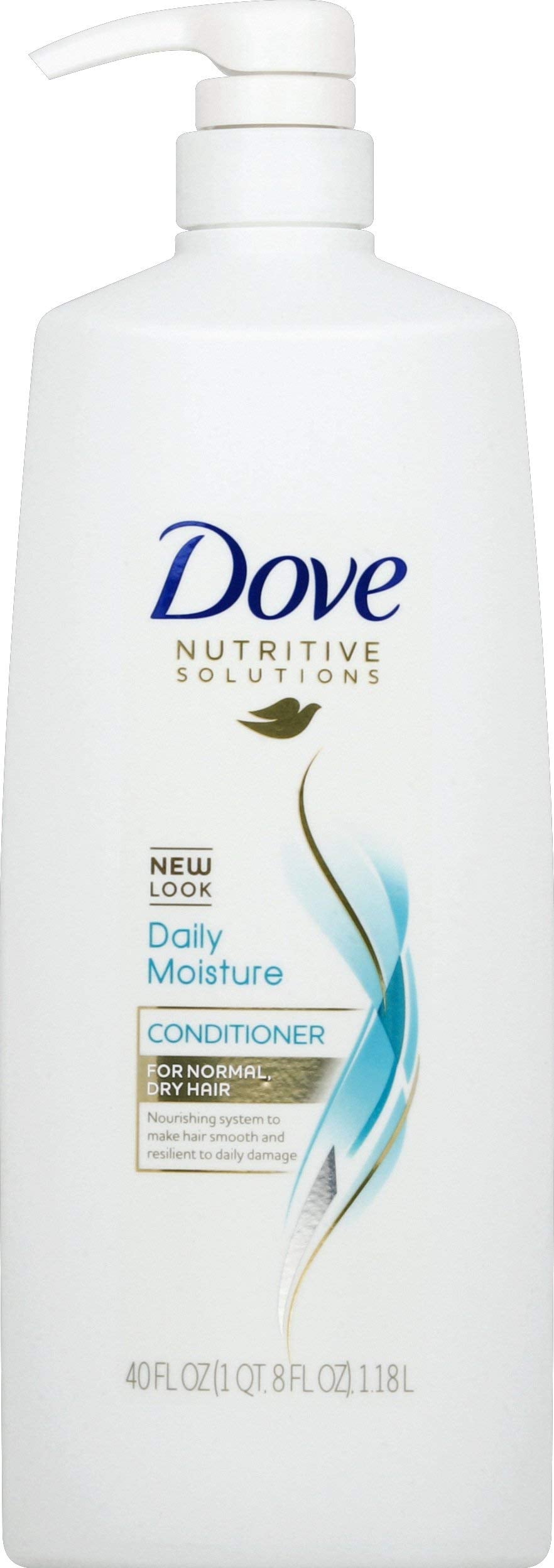 Dove Hair Therapy Daily Moisture Conditioner bottle delivers weightless hydration for smoother hair