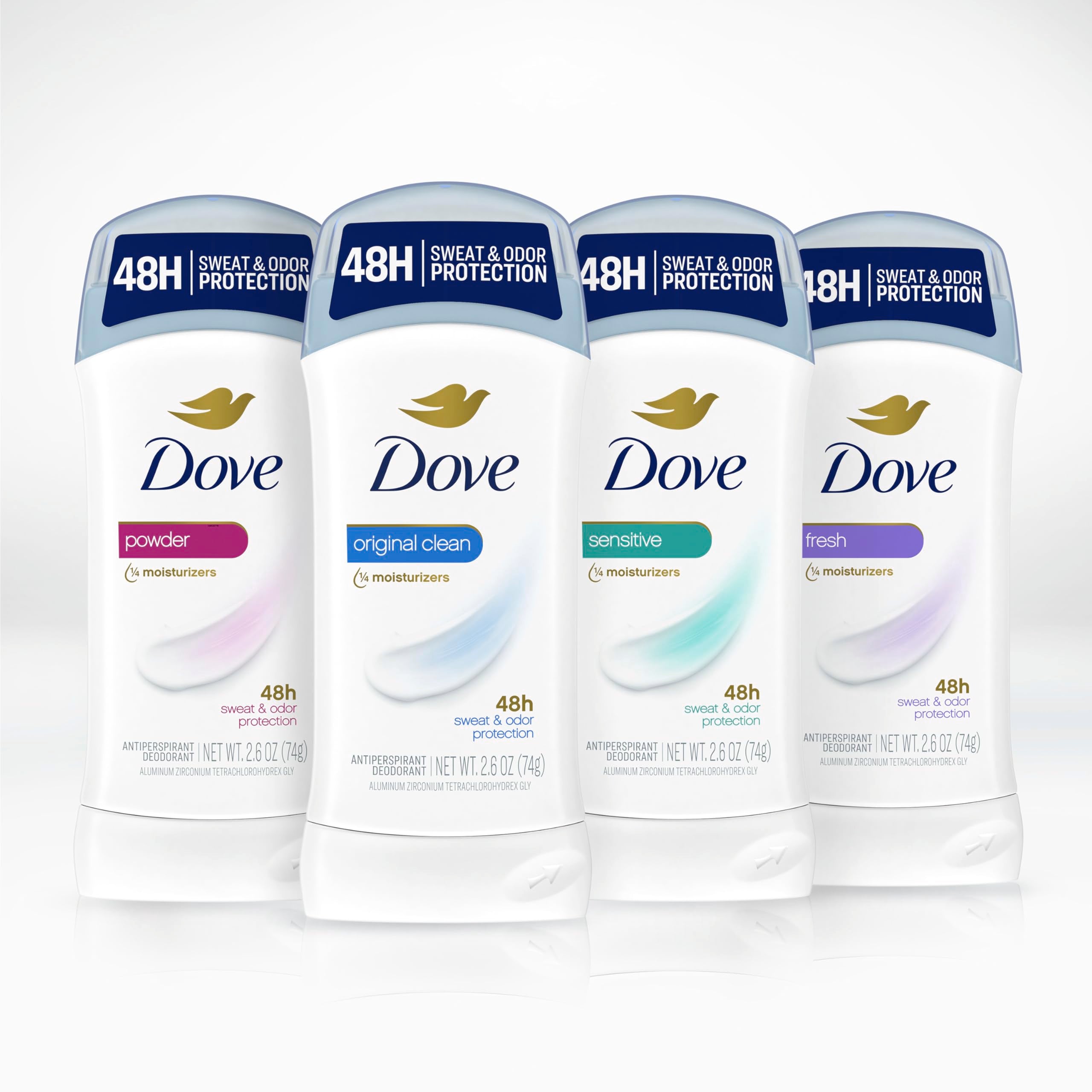 Dove Invisible Solid Easy Glide Application provides smooth, quick swipe.