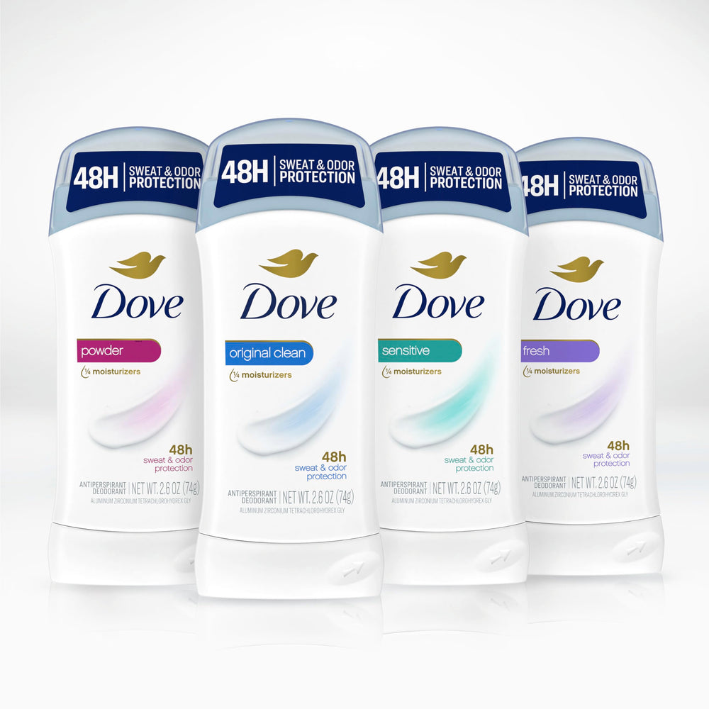 Dove Invisible Solid Easy Glide Application provides smooth, quick swipe.