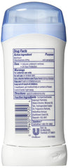 Dove Invisible Solid Powder Deodorant twin-pack application demonstrates smooth, dry application for all-day freshness.