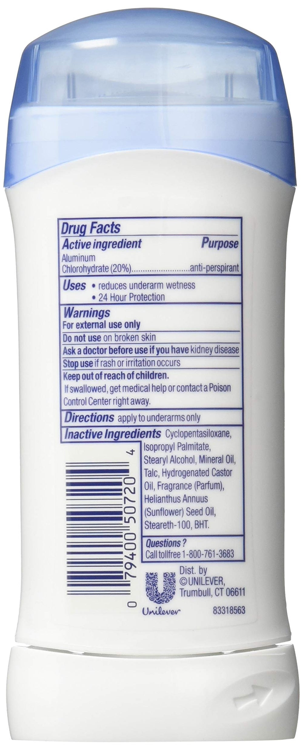 Dove Invisible Solid Powder underarm-application demonstrates easy, mess-free use and a fresh feel.