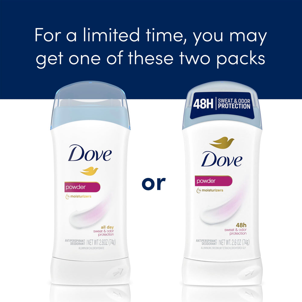 Dove Invisible Solid Warm Powder Scent enhances daily fragrance.