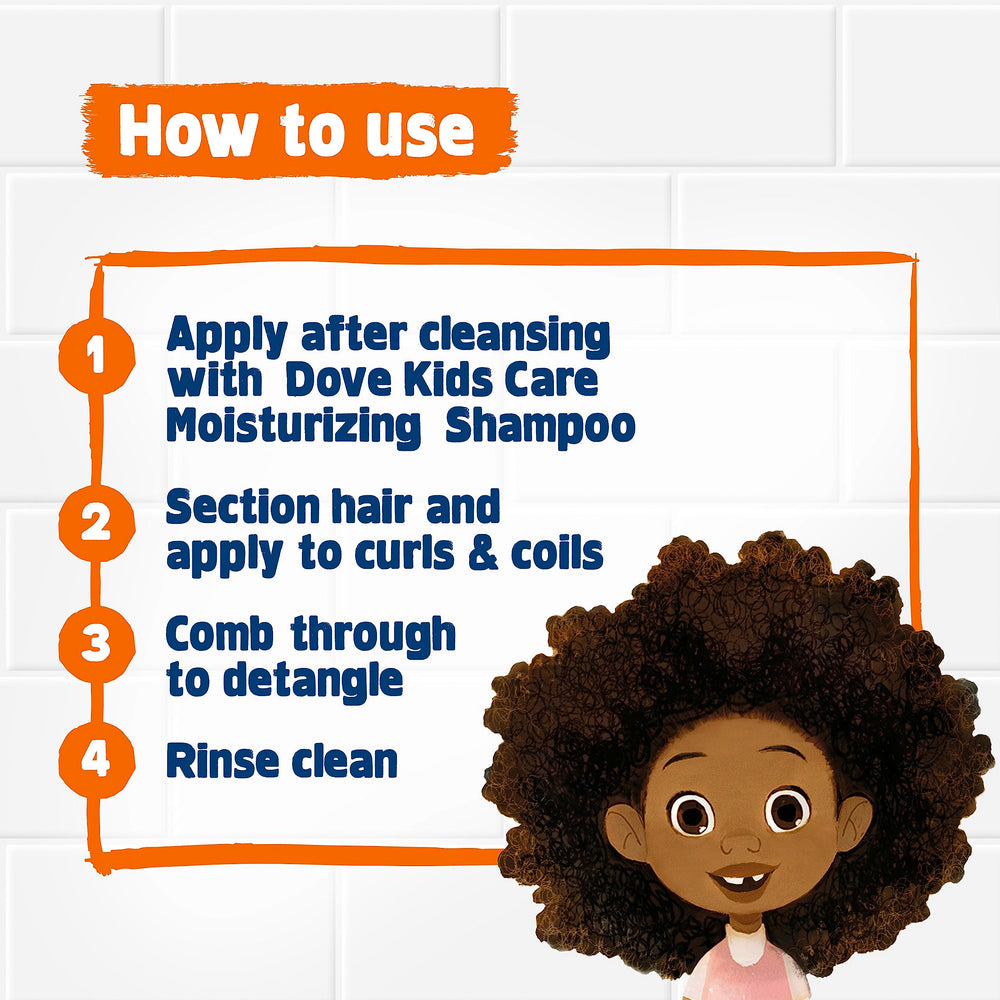 Dove Kids Hair Love affirmations card features positive messages