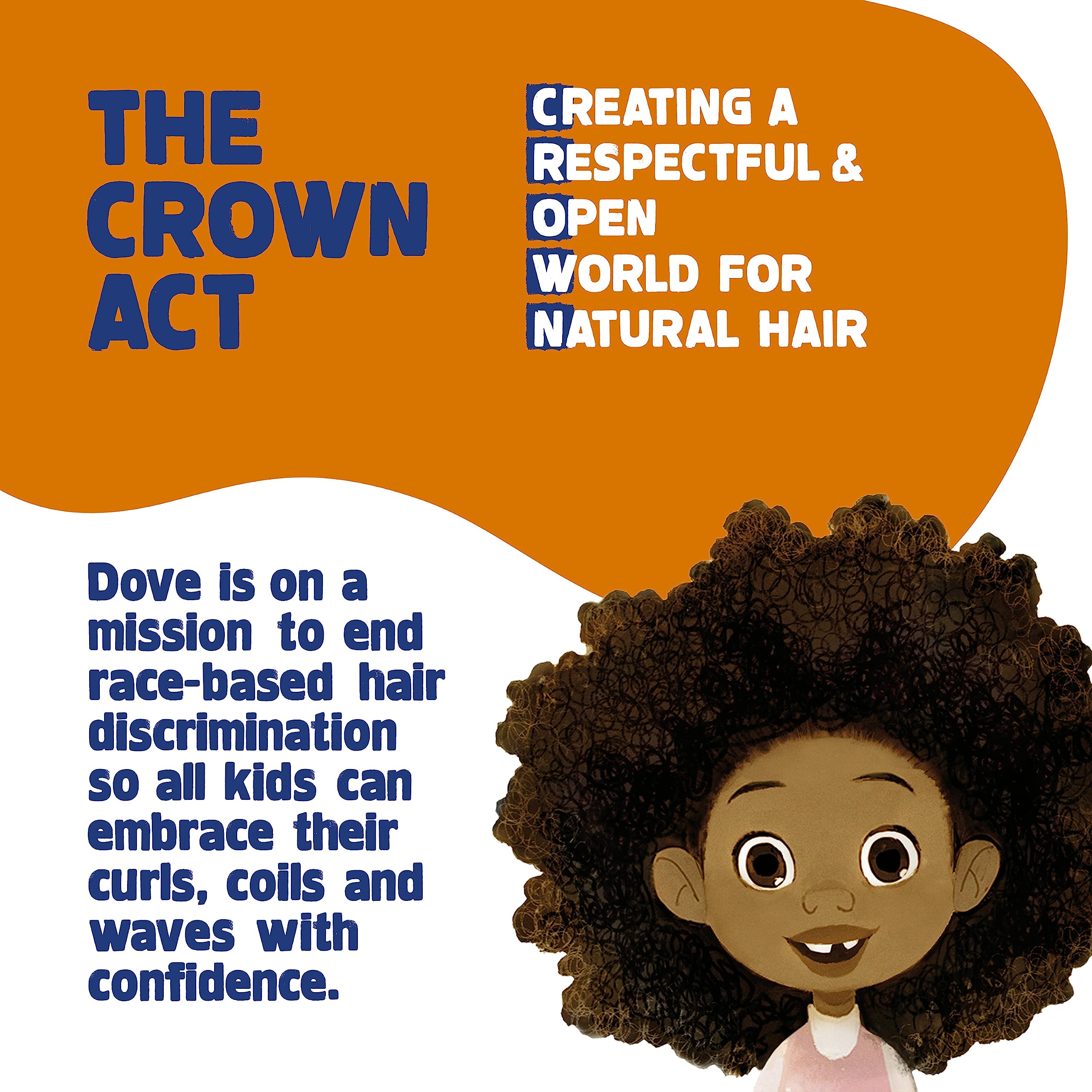 Dove Kids Hair Love detangler spray bottle offers tear-free styling support