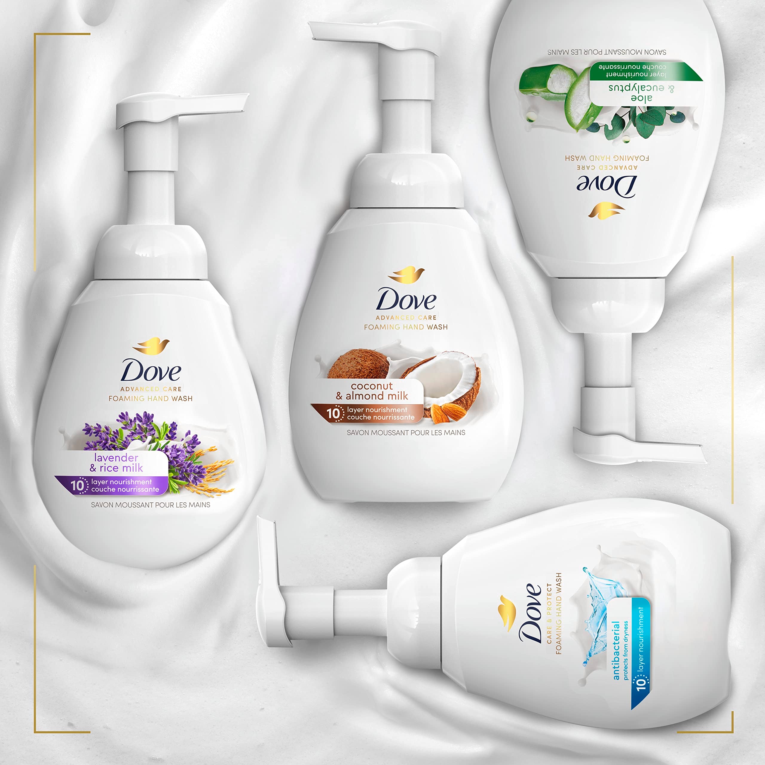 Dove Dermatologist recommended mild formula for everyday hand care