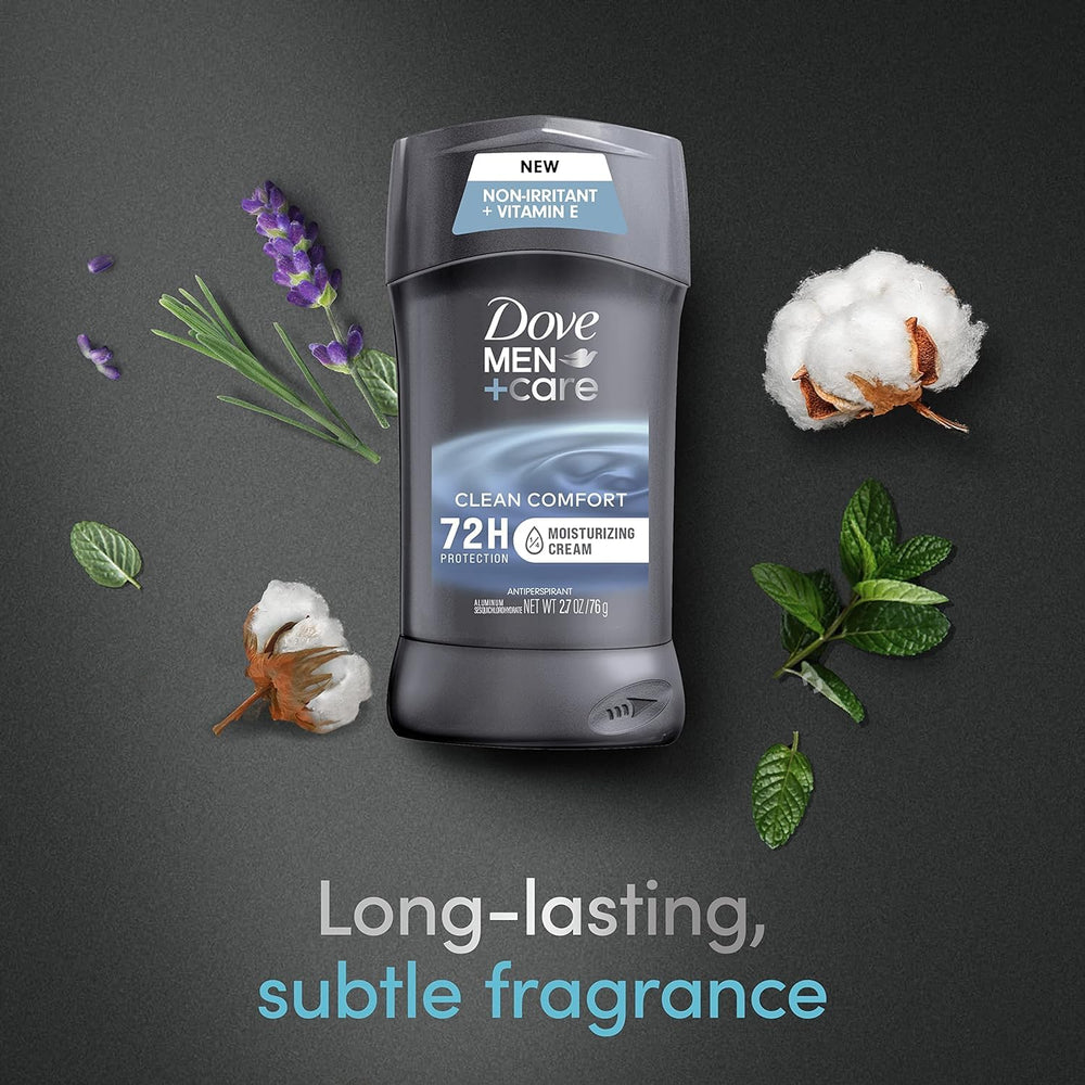 Dove Men+Care 48-hour protection visual suggests all-day endurance