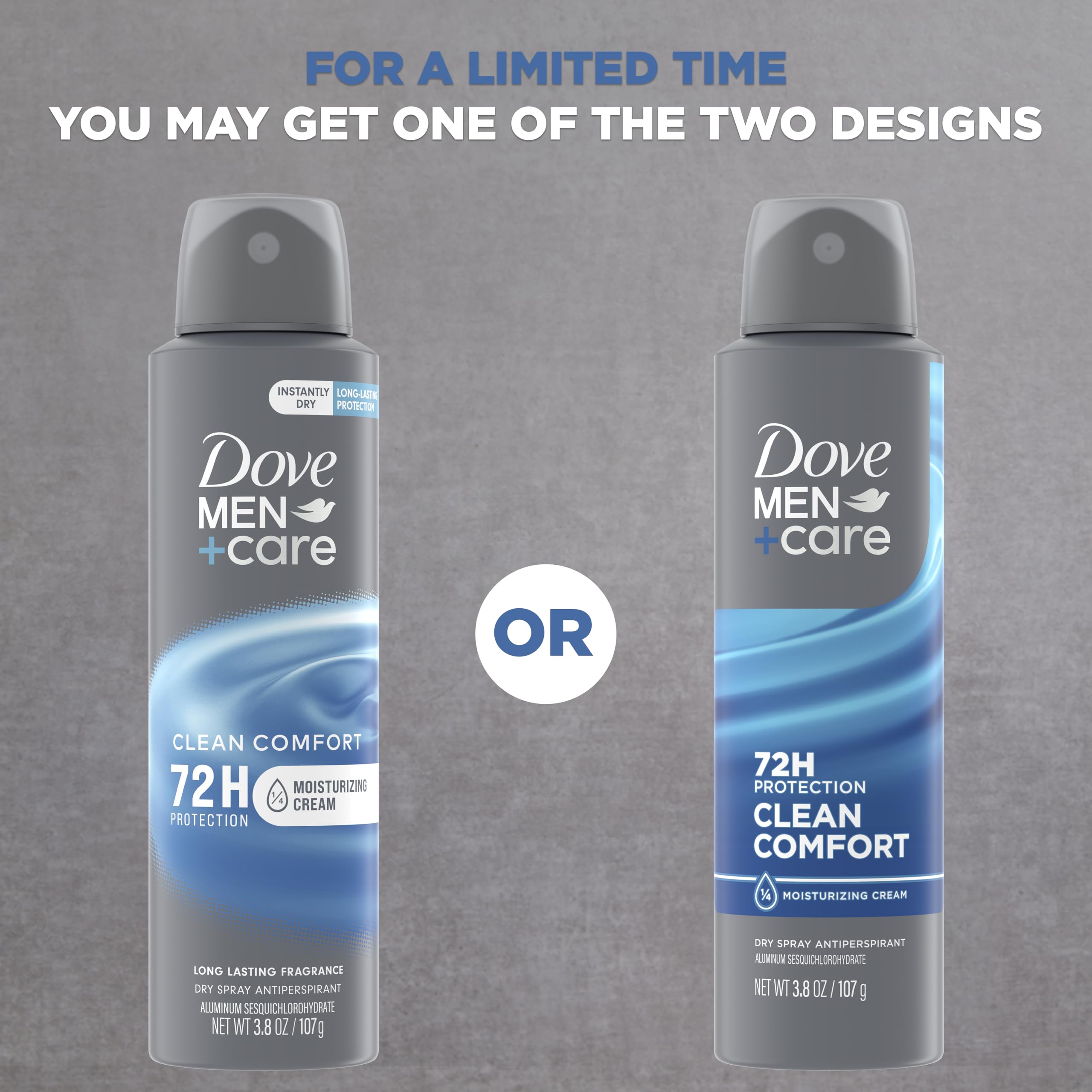 Dove Men+Care aluminum can recycling image emphasizes sustainability.