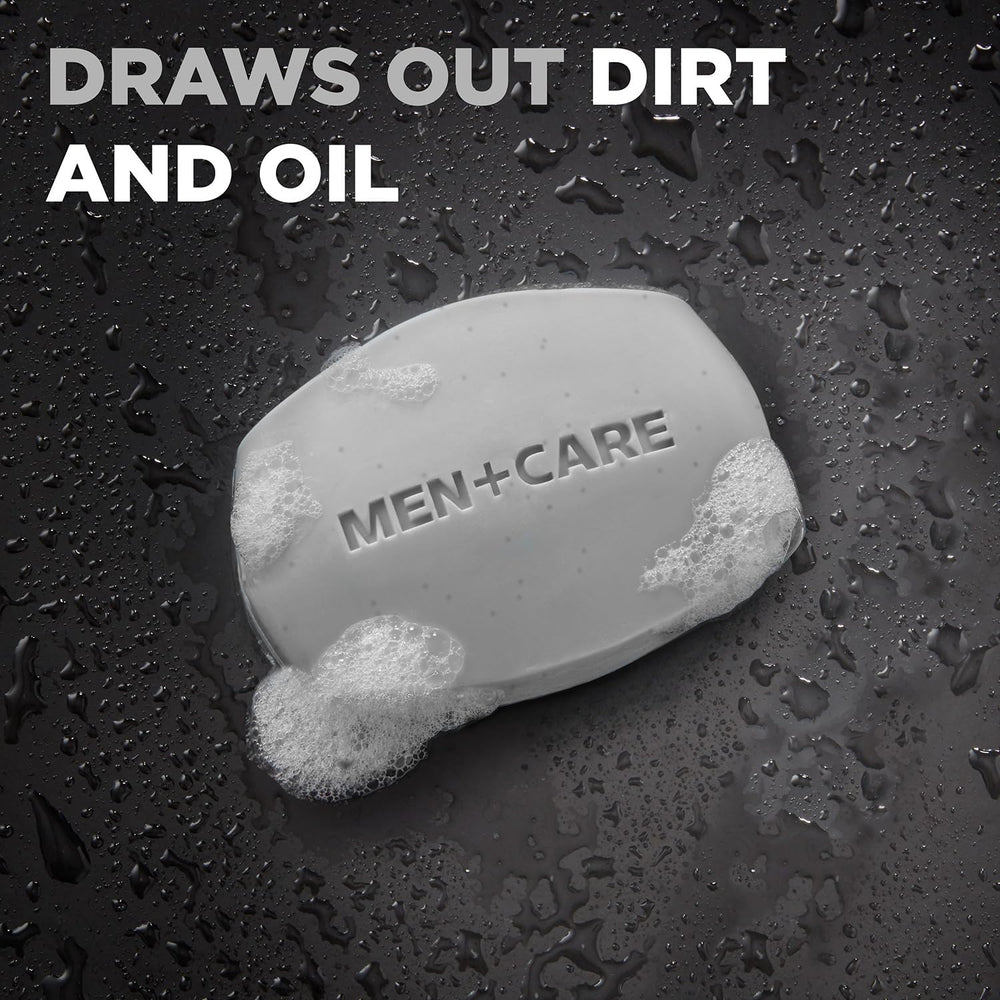 Dove Men+Care Bar hands-wash shot demonstrates easy daily cleansing.