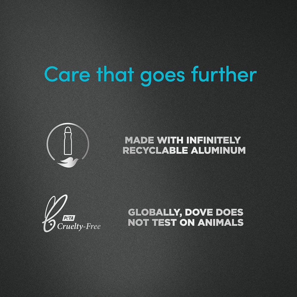 Dove Men+Care cruelty-free PETA-approved label signaling ethical, skin-safe products.