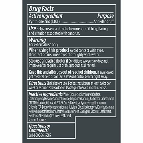Dove Men+Care Dandruff Defense 2-in-1 bottle on shelf shows easy daily use.