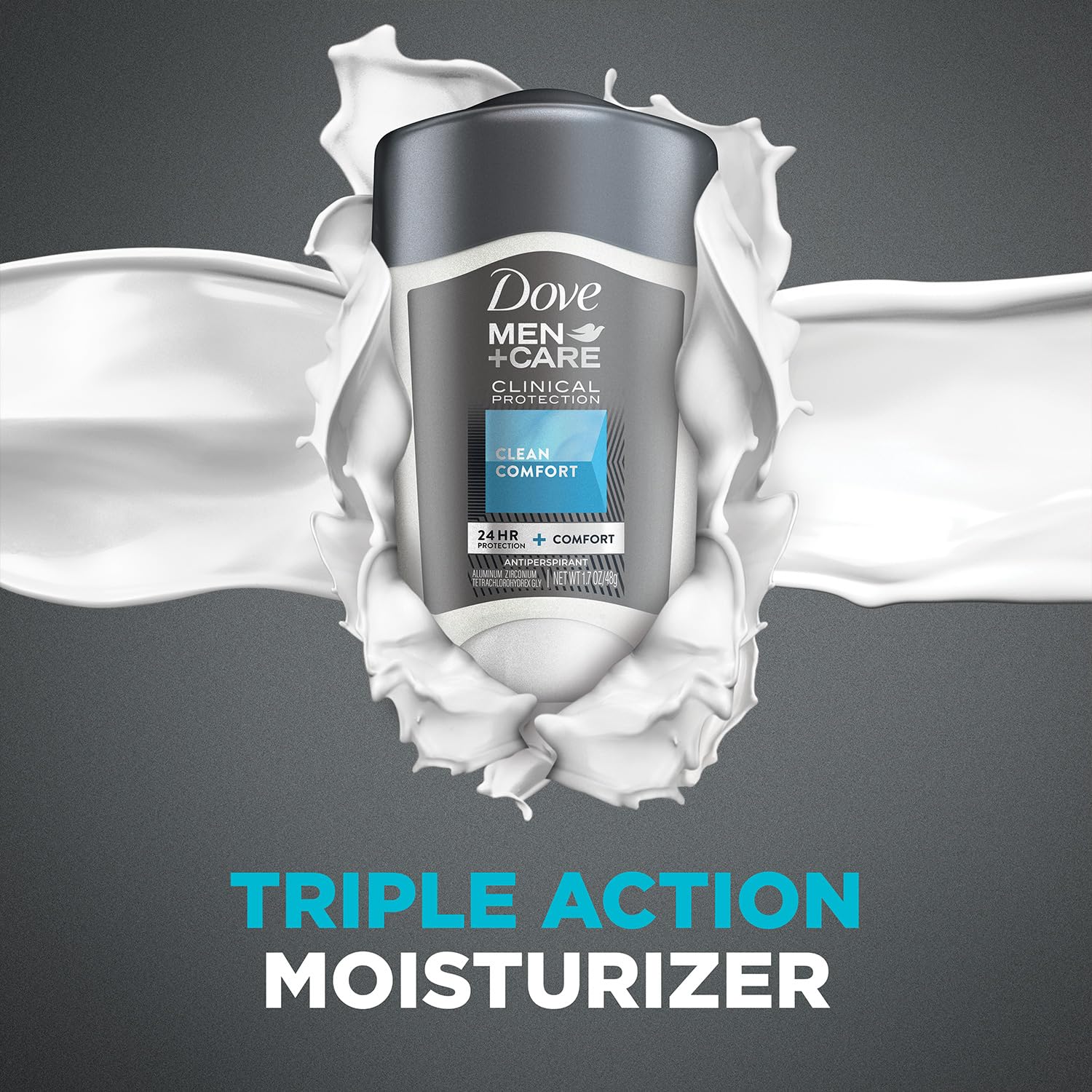 Dove Men+Care 96H protection 3-pack display for budget friendly protection