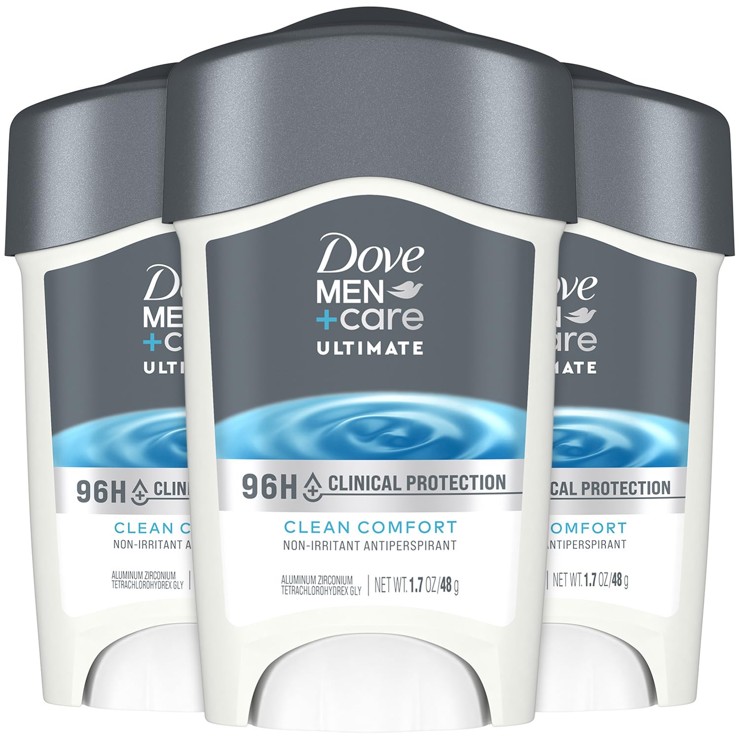 Dove Men+Care 96H protection pack closed for all day freshness