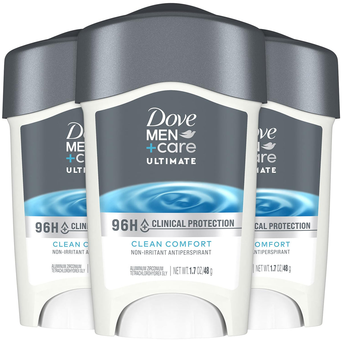 Dove Men+Care 96H protection pack closed for all day freshness