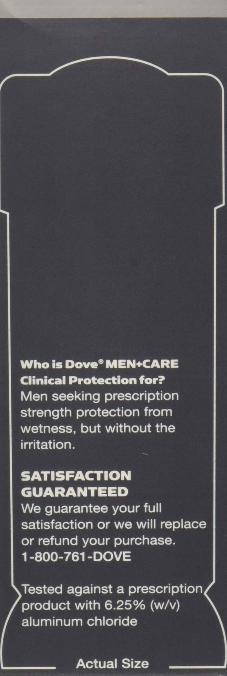 Dove Men+Care deodorant dial demonstrates easy glide application.