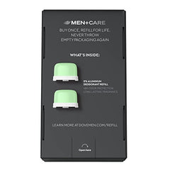 Dove Men+Care refill packaging shows 98 percent recycled plastic
