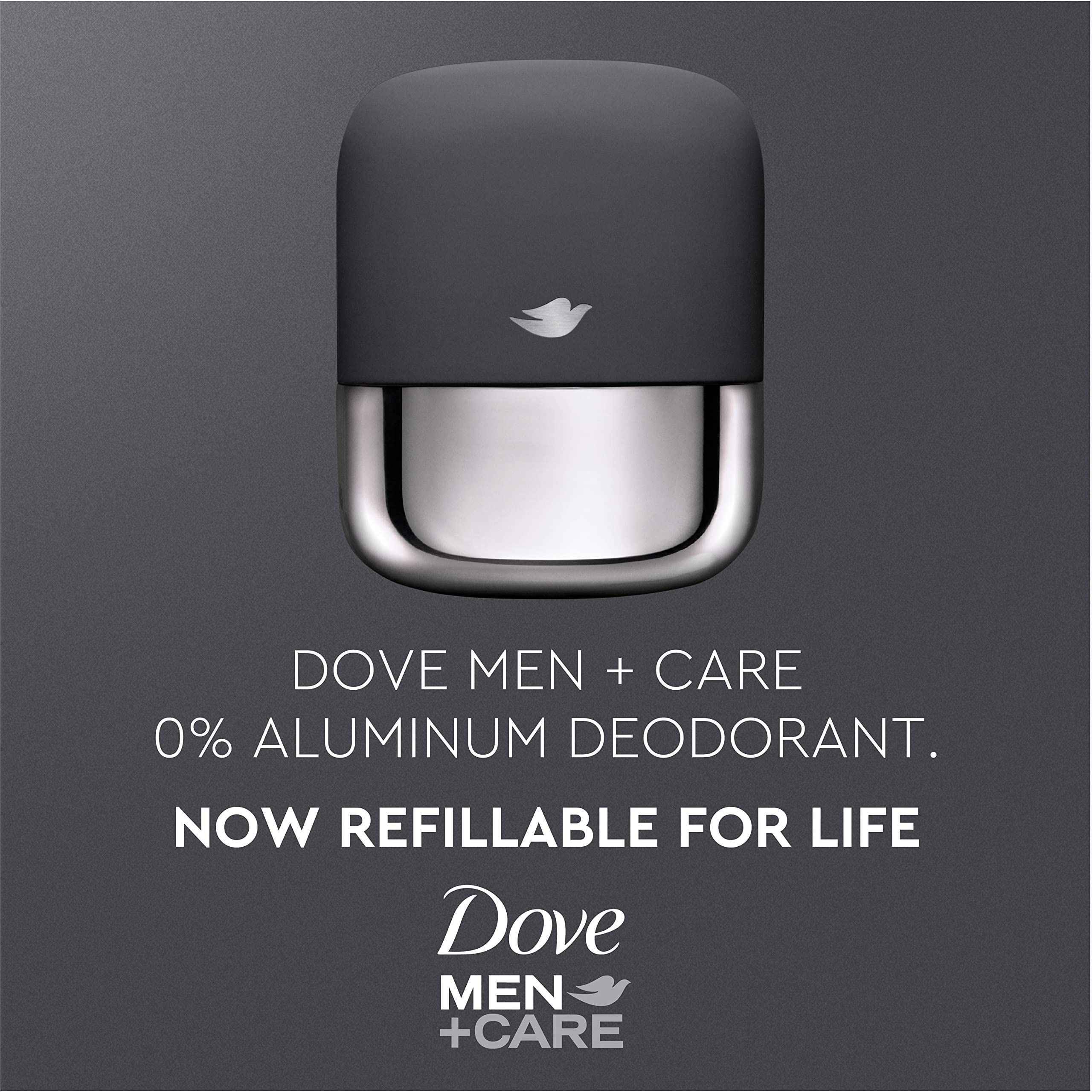 Dove Men+Care packaging with recycling symbol