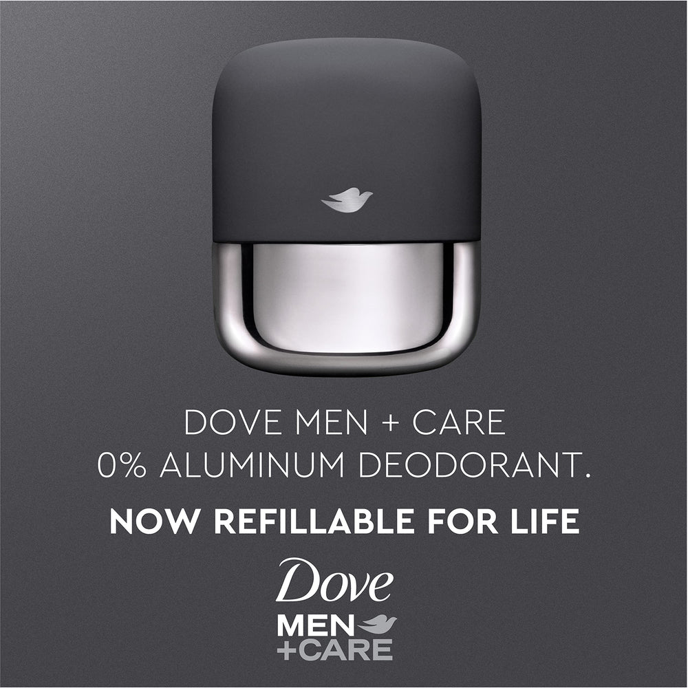 Dove Men+Care packaging with recycling symbol