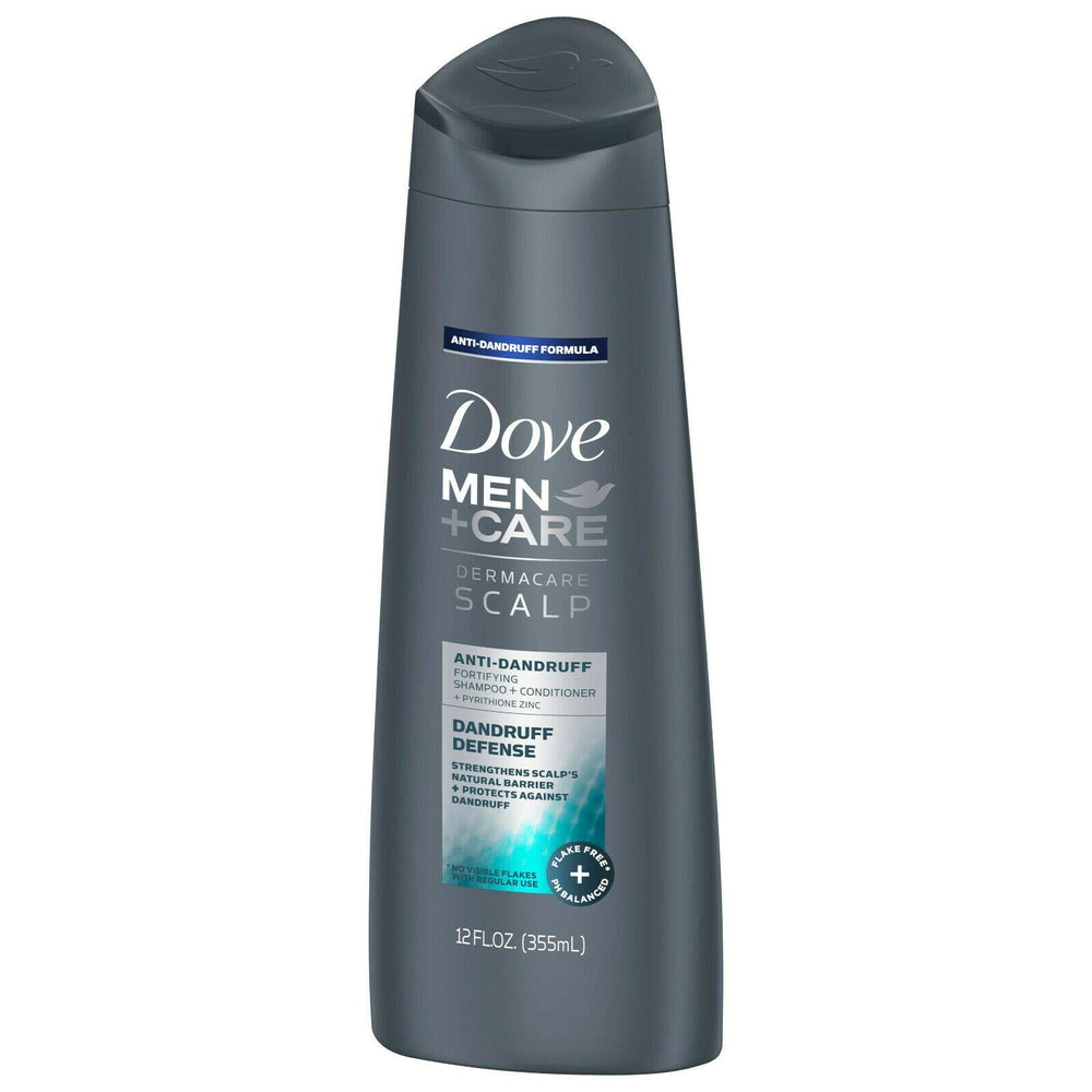Dove Men+Care Dermacare shampoo lather closeup highlights strong hair and freshness.