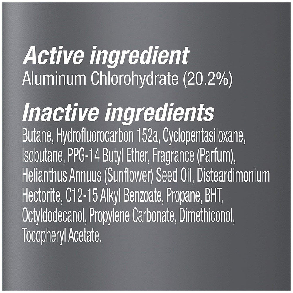Dove Men+Care dermatologically tested label indicating gentle daily protection.