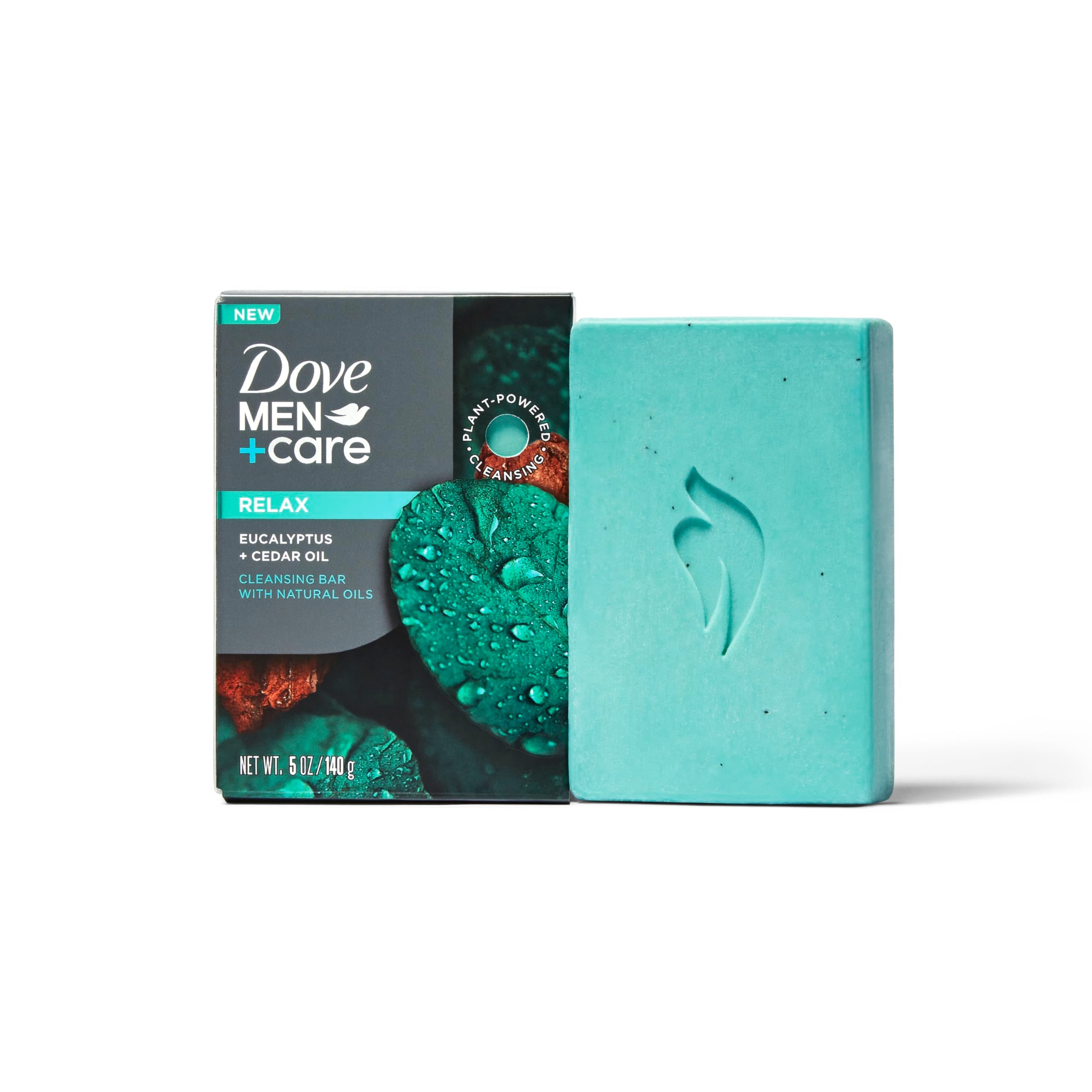 Dove Men+Care No.1 dermatologist-recommended brand logo and messaging
