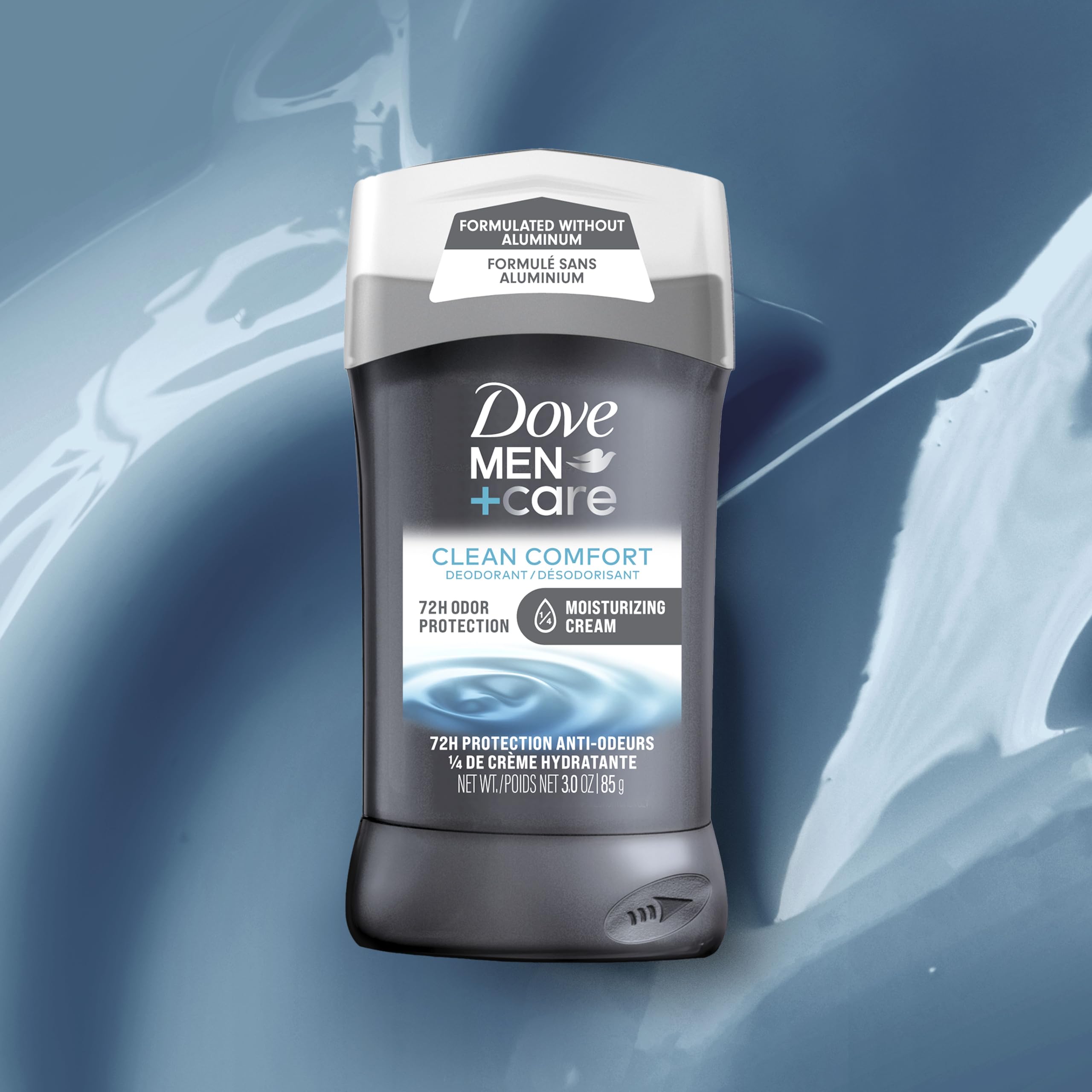 Dove Men+Care Dual-Sided Shower Tool ready for exfoliation and gentle skin polishing.