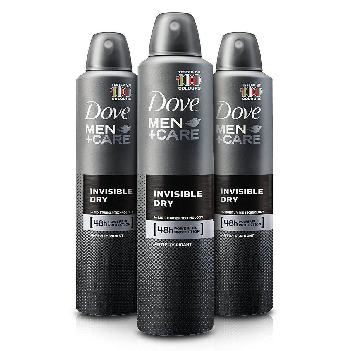 Dove Men Care Invisible Dry Spray Deodorant can delivers quick-dry freshness with no visible residue.