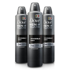 Dove Men Care Invisible Dry Spray Deodorant can delivers quick-dry freshness with no visible residue.