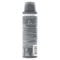 Dove Men+Care Invisible Fresh spray demonstrates quick-dry application