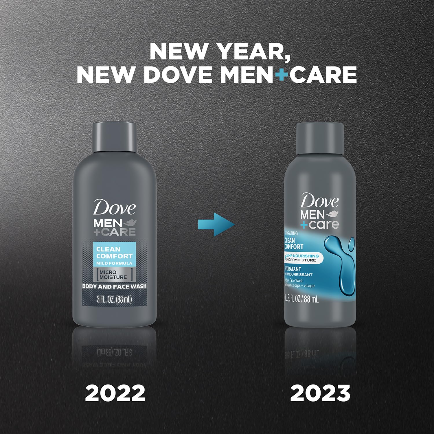 Dove Men+Care lemon cedarwood scent evokes fresh masculine aroma during shower.