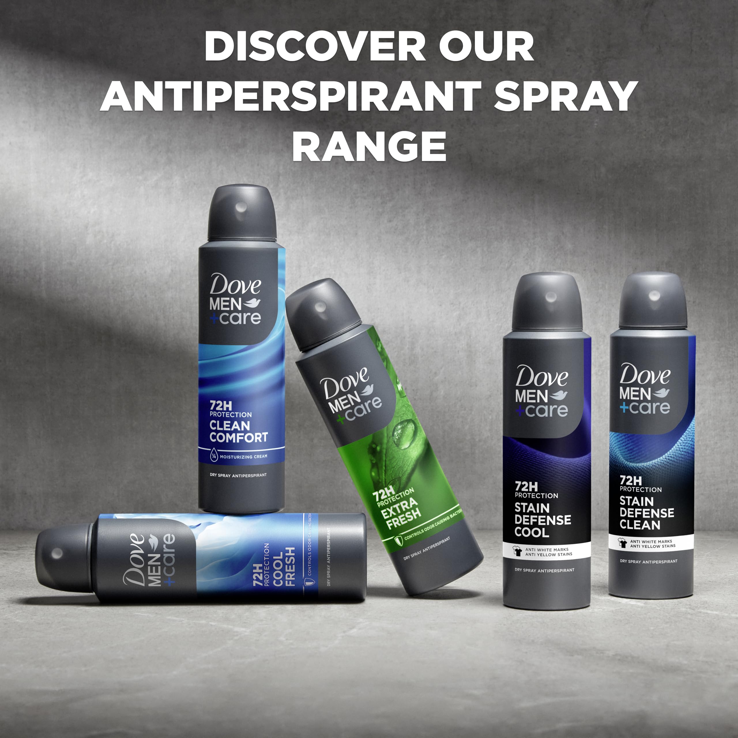 Dove Men+Care long-lasting scent sample evokes fresh, clean feel.