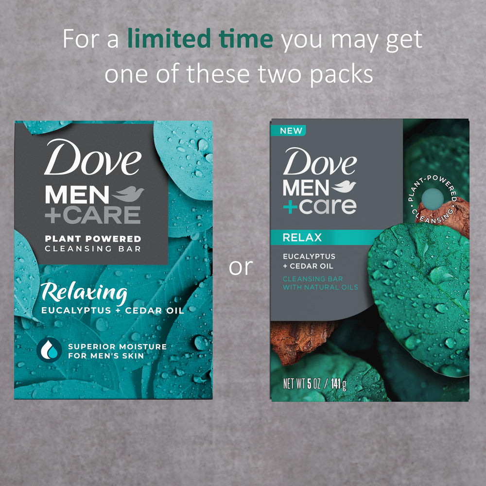 Dove Men+Care plant-based cleanser close-up highlighting natural oils for a refreshing shower