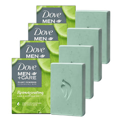 Dove Men+Care reinvigorating bar lime-avocado pour shows refreshing lather for skin