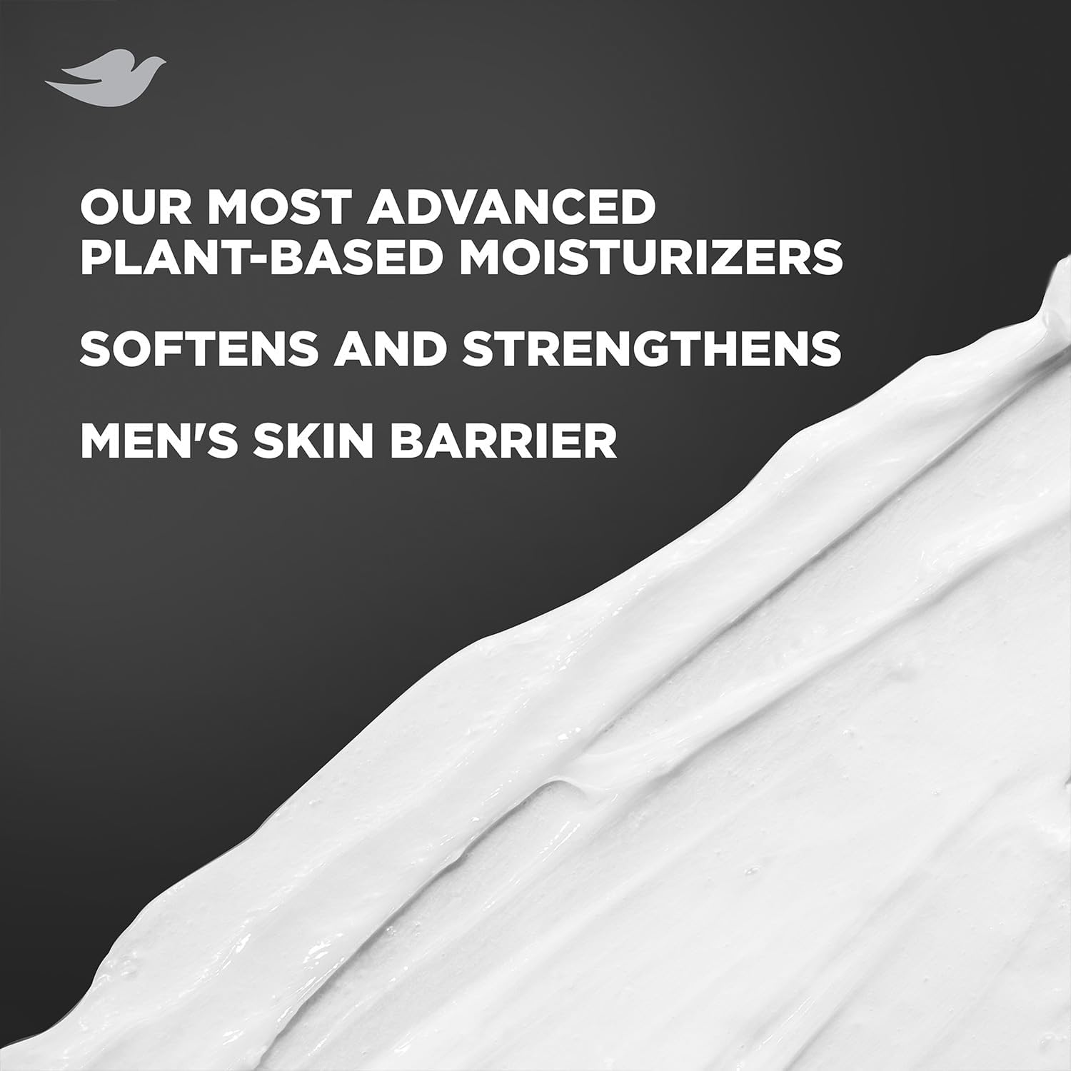 Dove Men+Care sensitive-skin packaging emphasizes hypoallergenic design