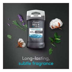 Dove Men+Care underarm application demonstrating smooth glide and skin protection.