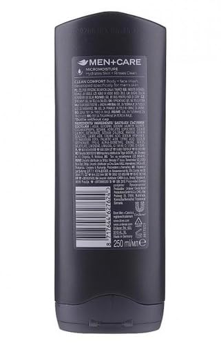Dove Men Care wash close-up creamy lather for face and body hydration
