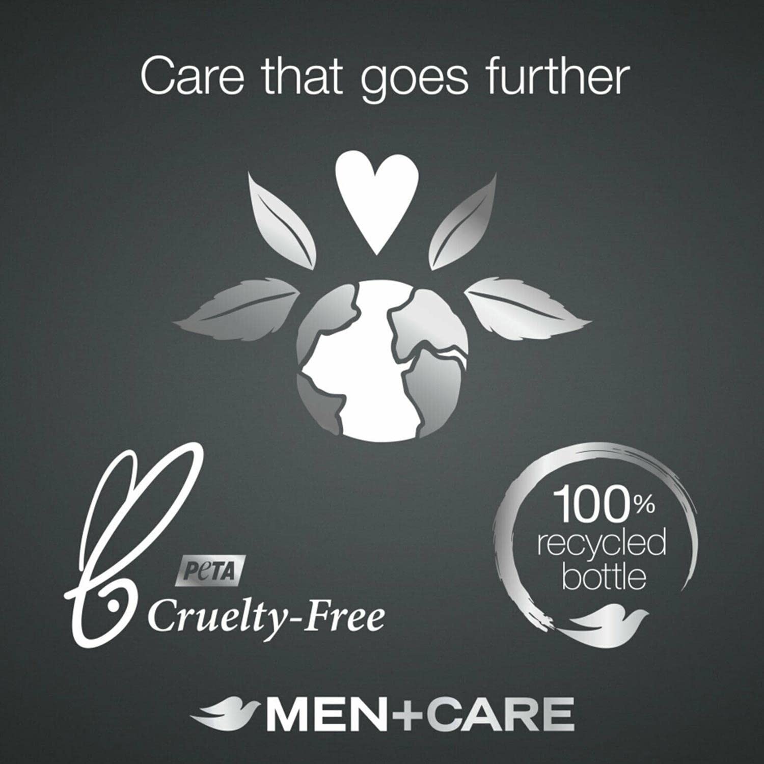 Dove Men Plus Care invisible dry aerosol spray in action shows quick-absorbing formula.