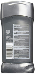 Dove Men+Care antiperspirant stick application shows easy glide for comfortable, confident mornings.