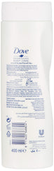 Dove Original Nourishing Body Milk For Dry Skin on arm shows smooth, comfortable spread.