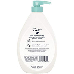 Dove 2-pack packaging on countertop emphasizing value and convenience.