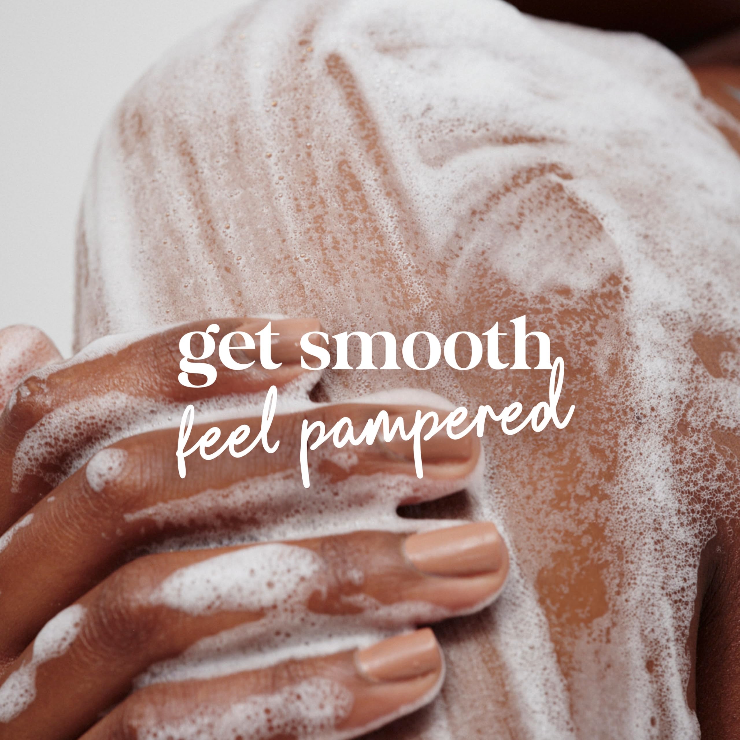 Thirty-point-six-ounce packaging for Dove pampering body wash indicates long-lasting value.