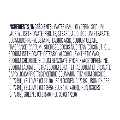 Dove Scrub leaves skin silky and revitalized after use.