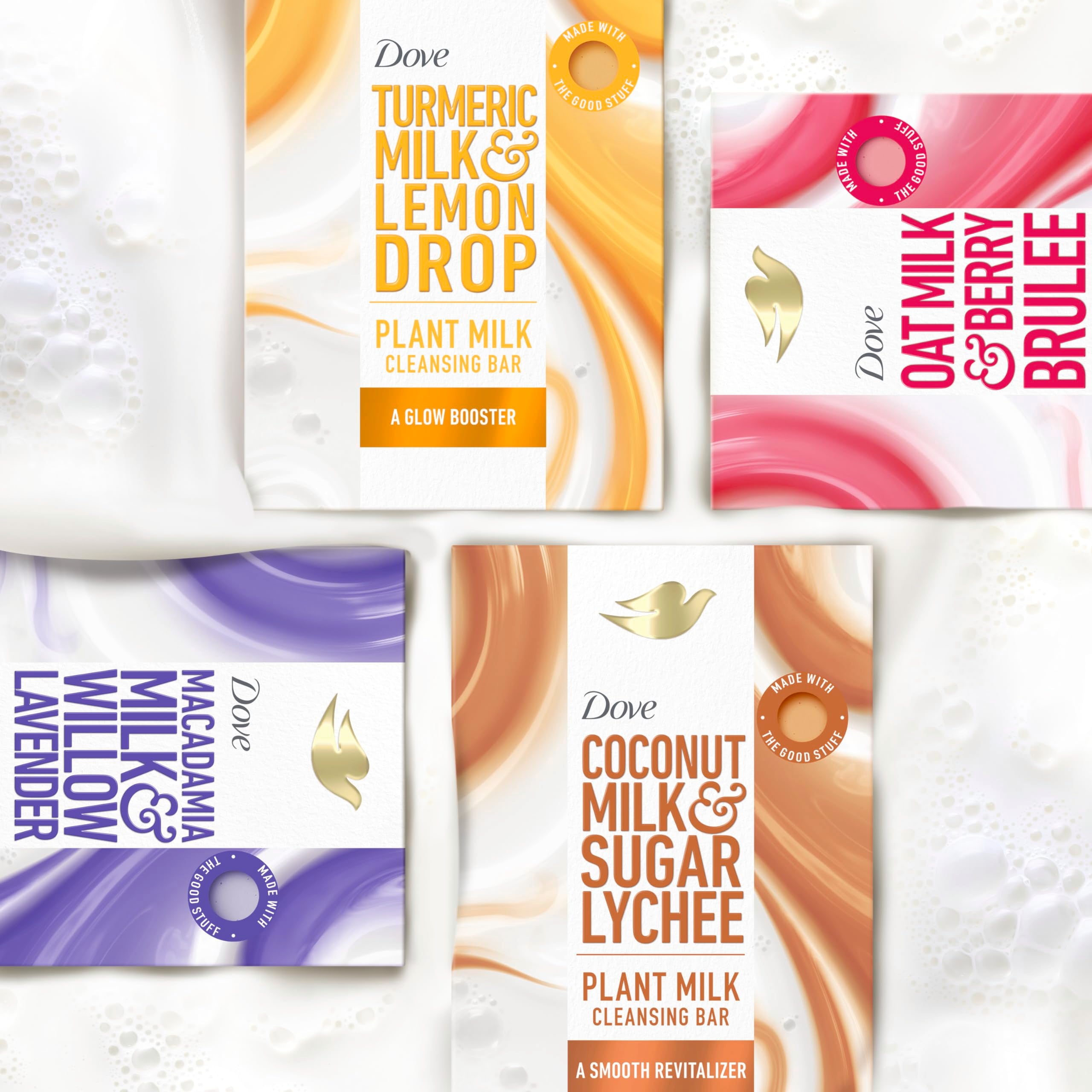 Dove Serenity Seeker bar resting in shower niche signals simple clean routine