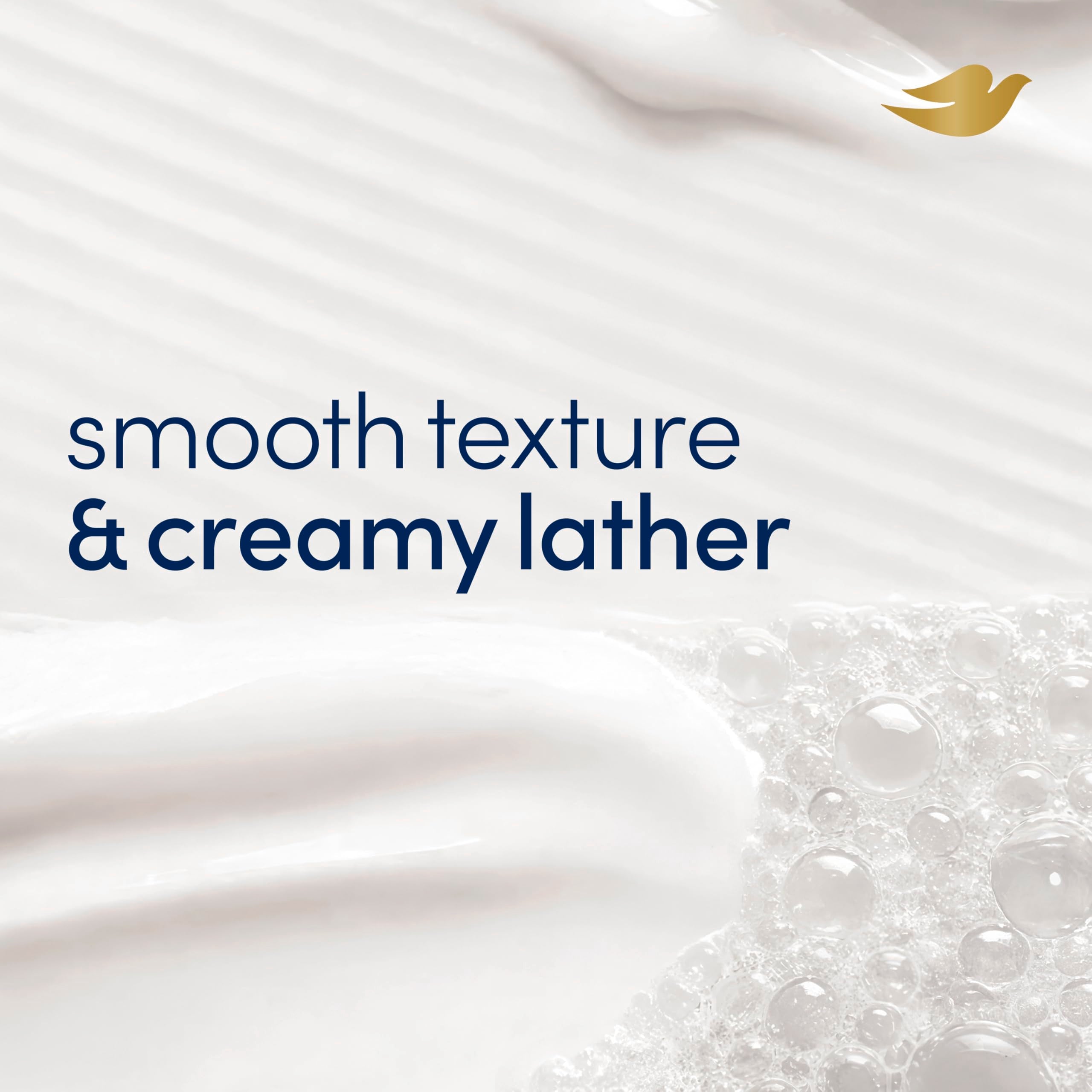 Dove dewy fragrance mood shot communicating fresh, soft floral scent