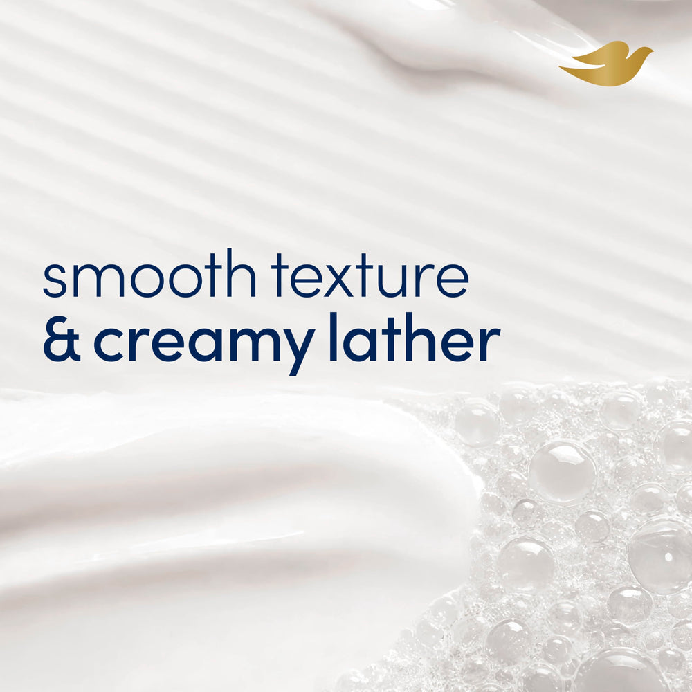 Dove dewy fragrance mood shot communicating fresh, soft floral scent