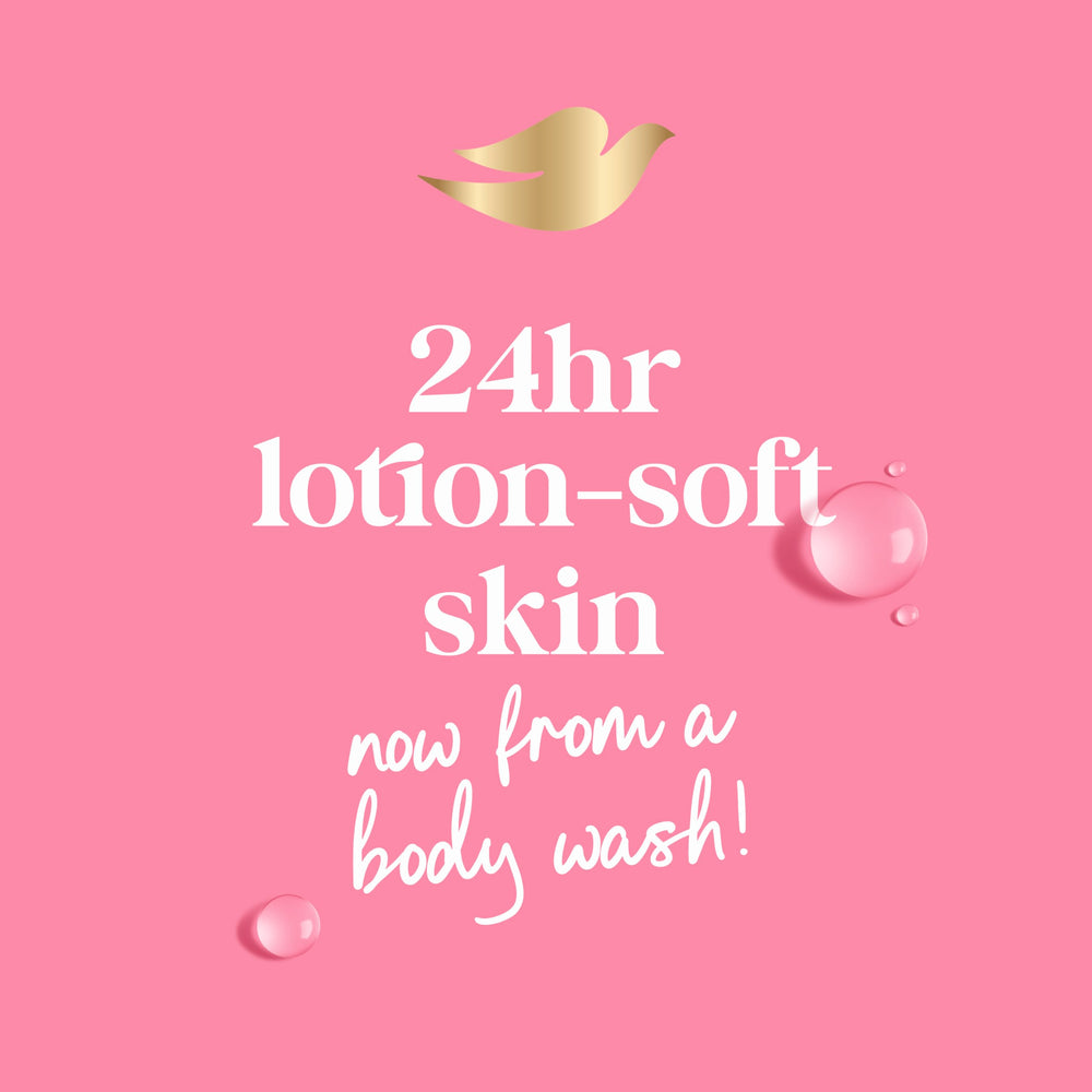 Dove Uplifting Sakura Blossom & Yuzu skin nourishment image emphasizes plant-based moisturizers.
