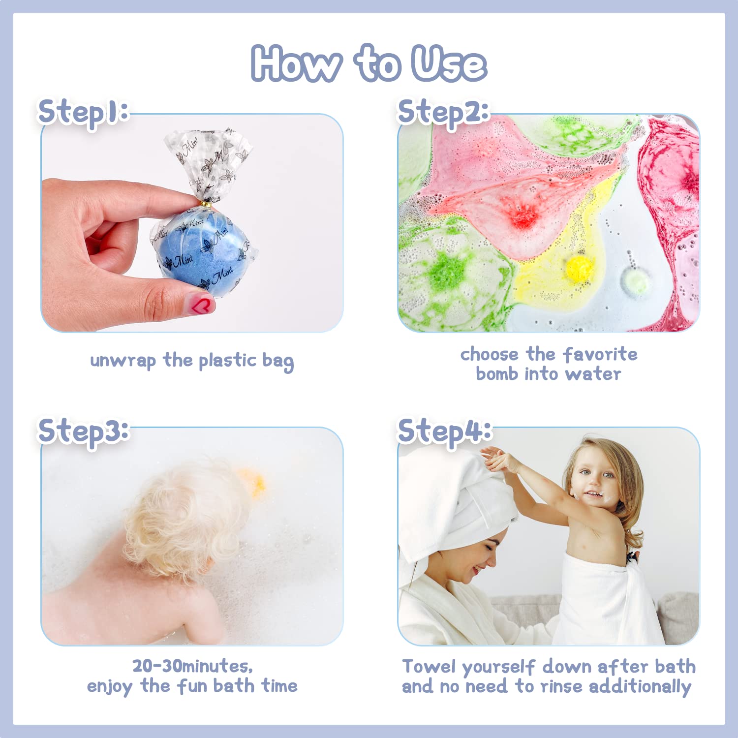 DOVIPE tin box packaging keeps bath bombs pristine and doubles as storage