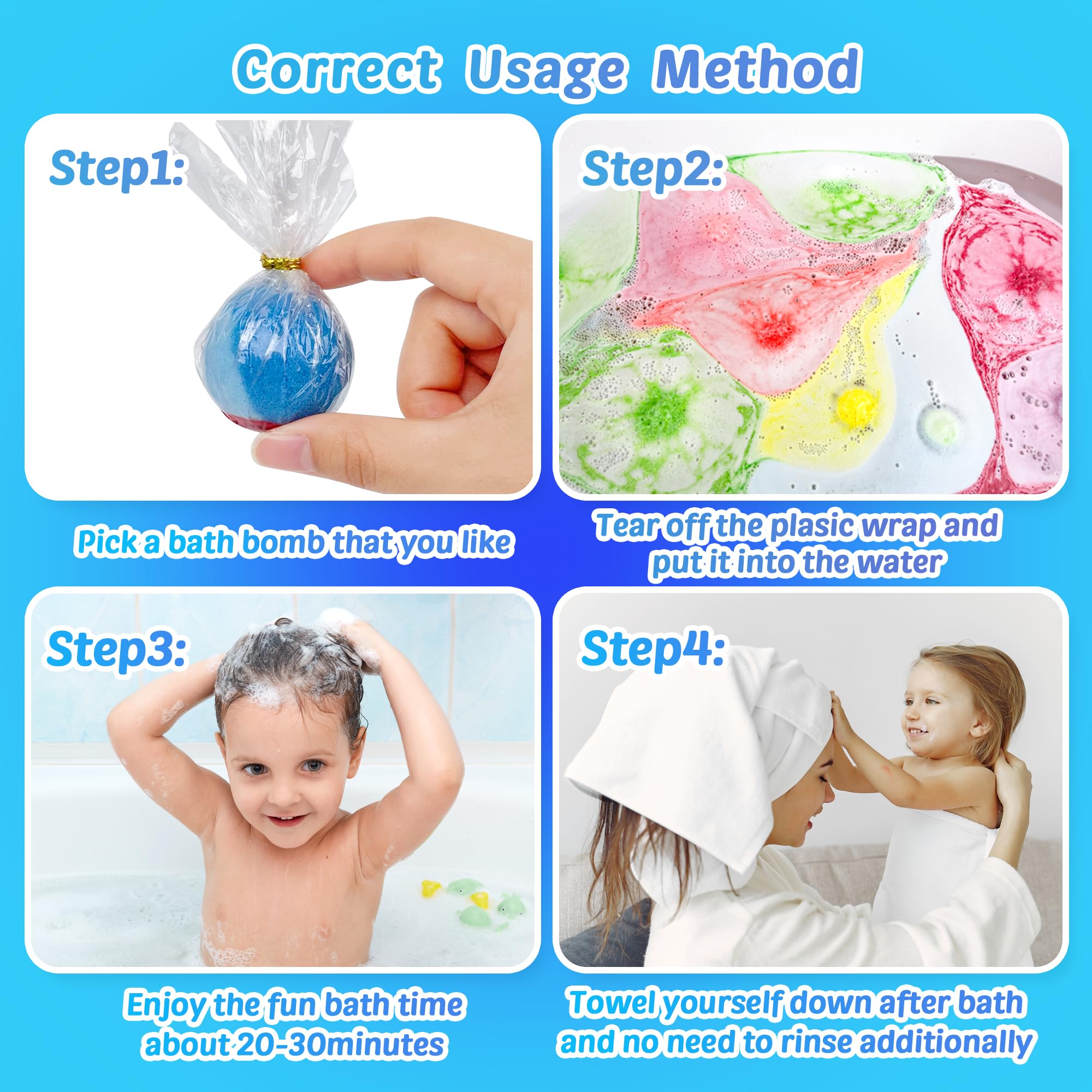 DOVIPE individually wrapped bath bombs for easy gifting and storage.